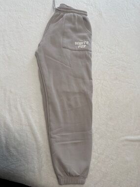 White Fox Boutique Gray Track Joggers
